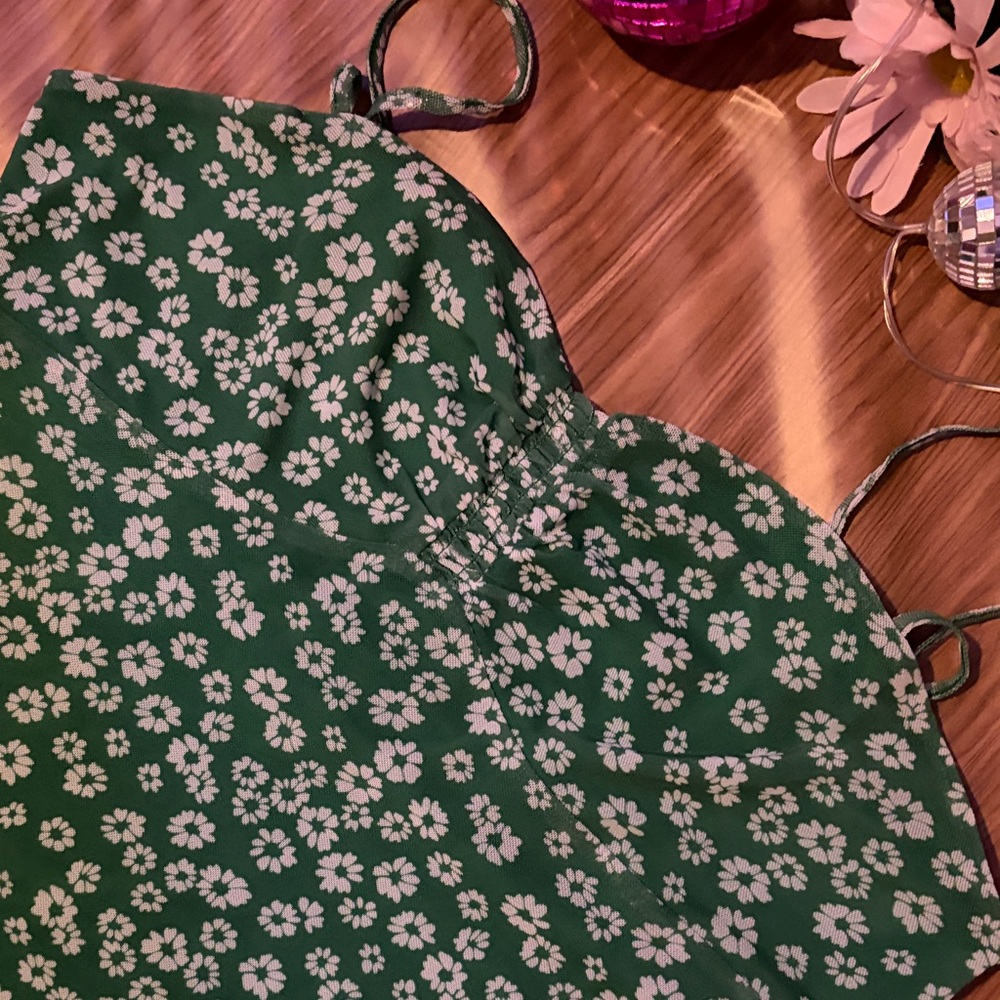 Mesh Floral Dress - Picture 5 of 8